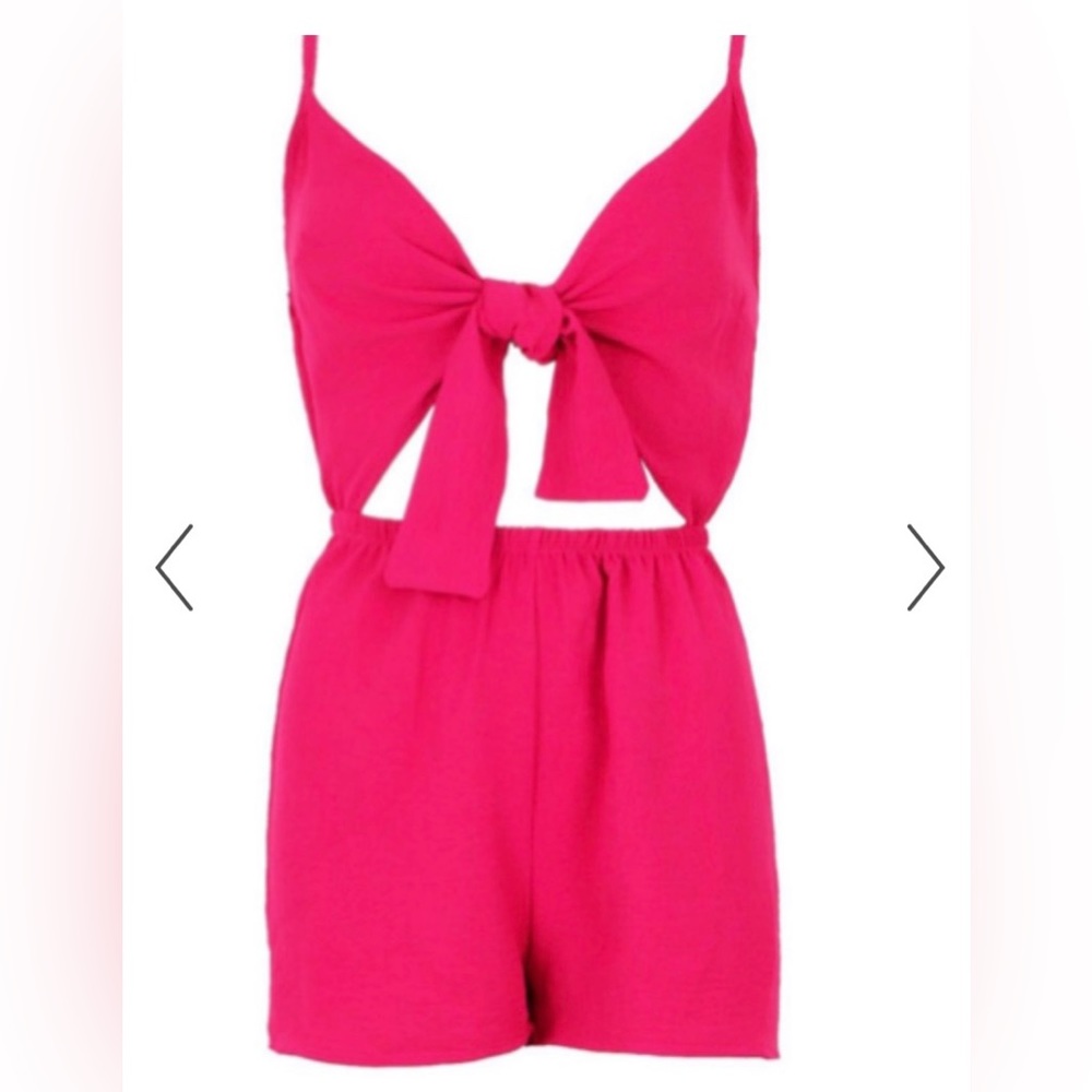 NWT Hot pink romper
